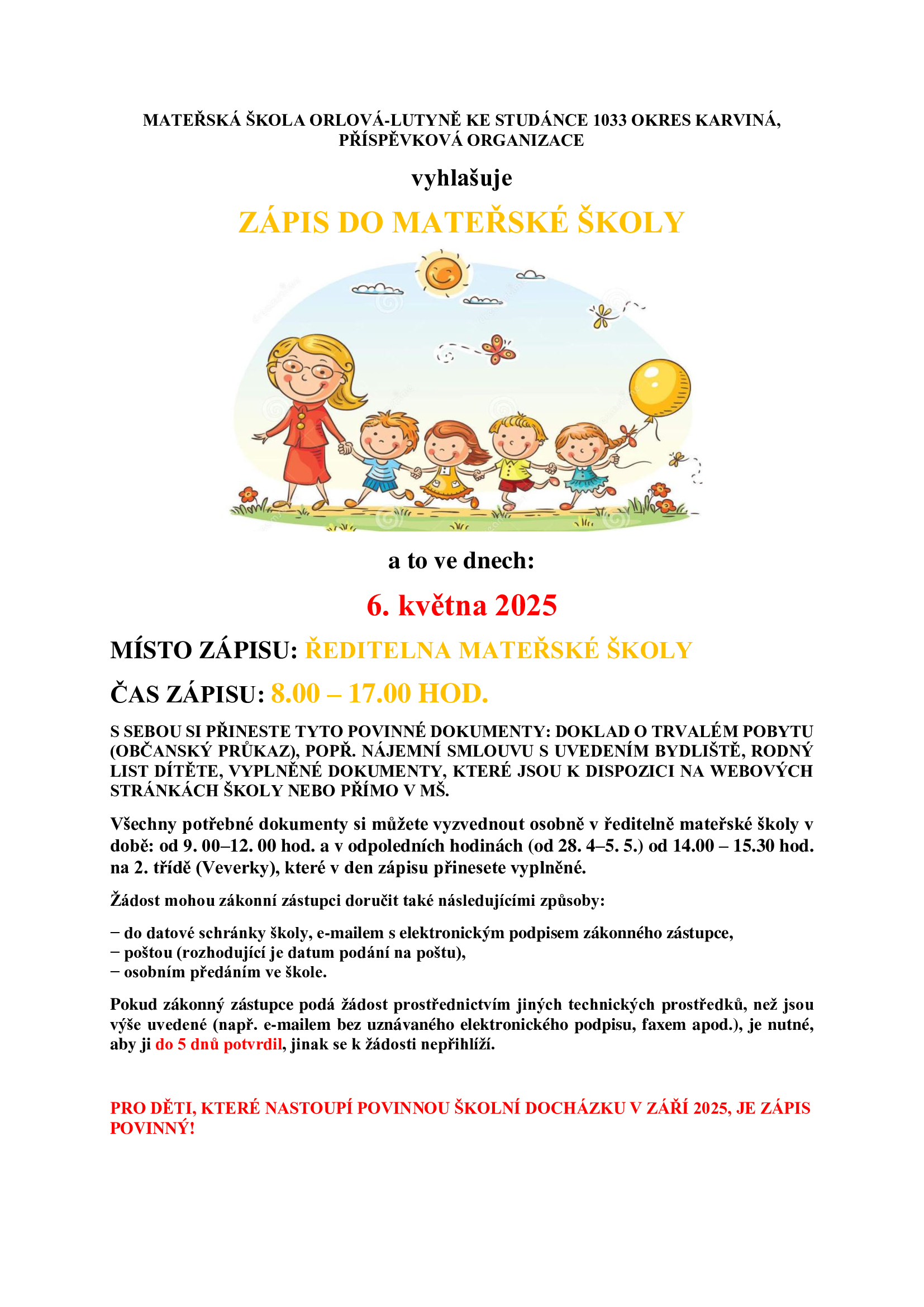 Zápis PLAKÁT 1 